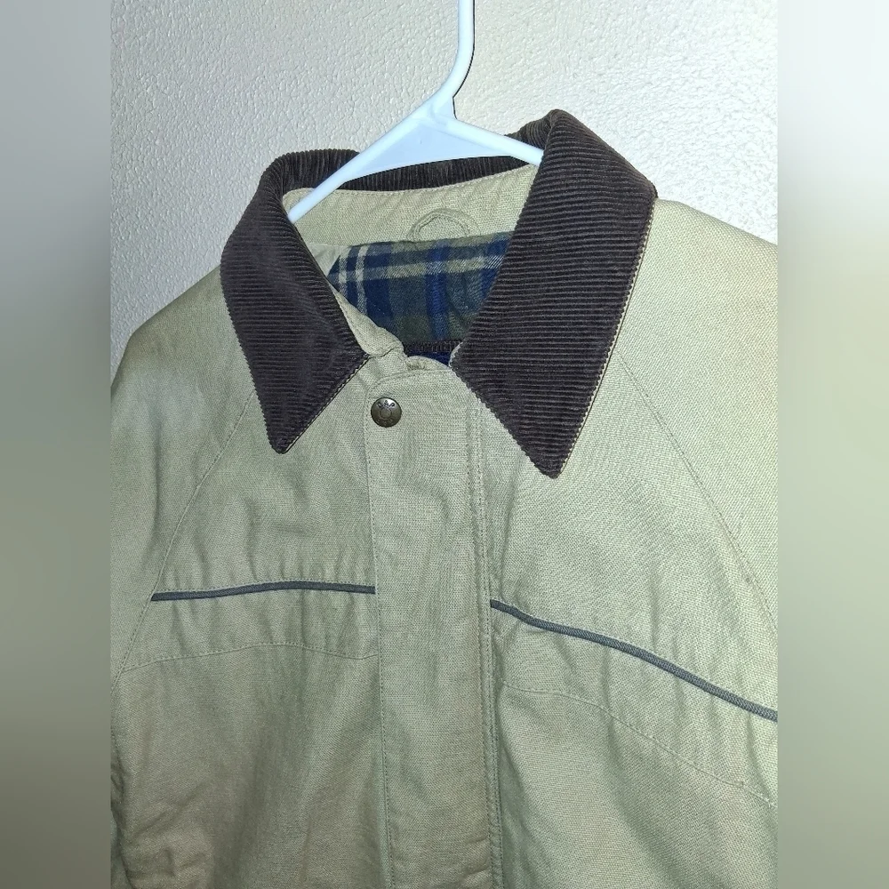 Gap Kids Little Boys Chore Barn Tan Quilted Courdoroy Collar Jacket M 7/8